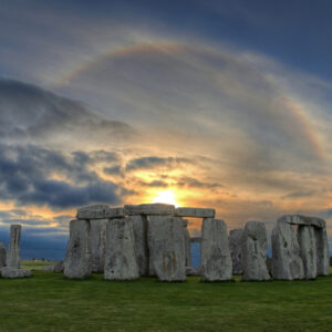 Stonehenge at sunset